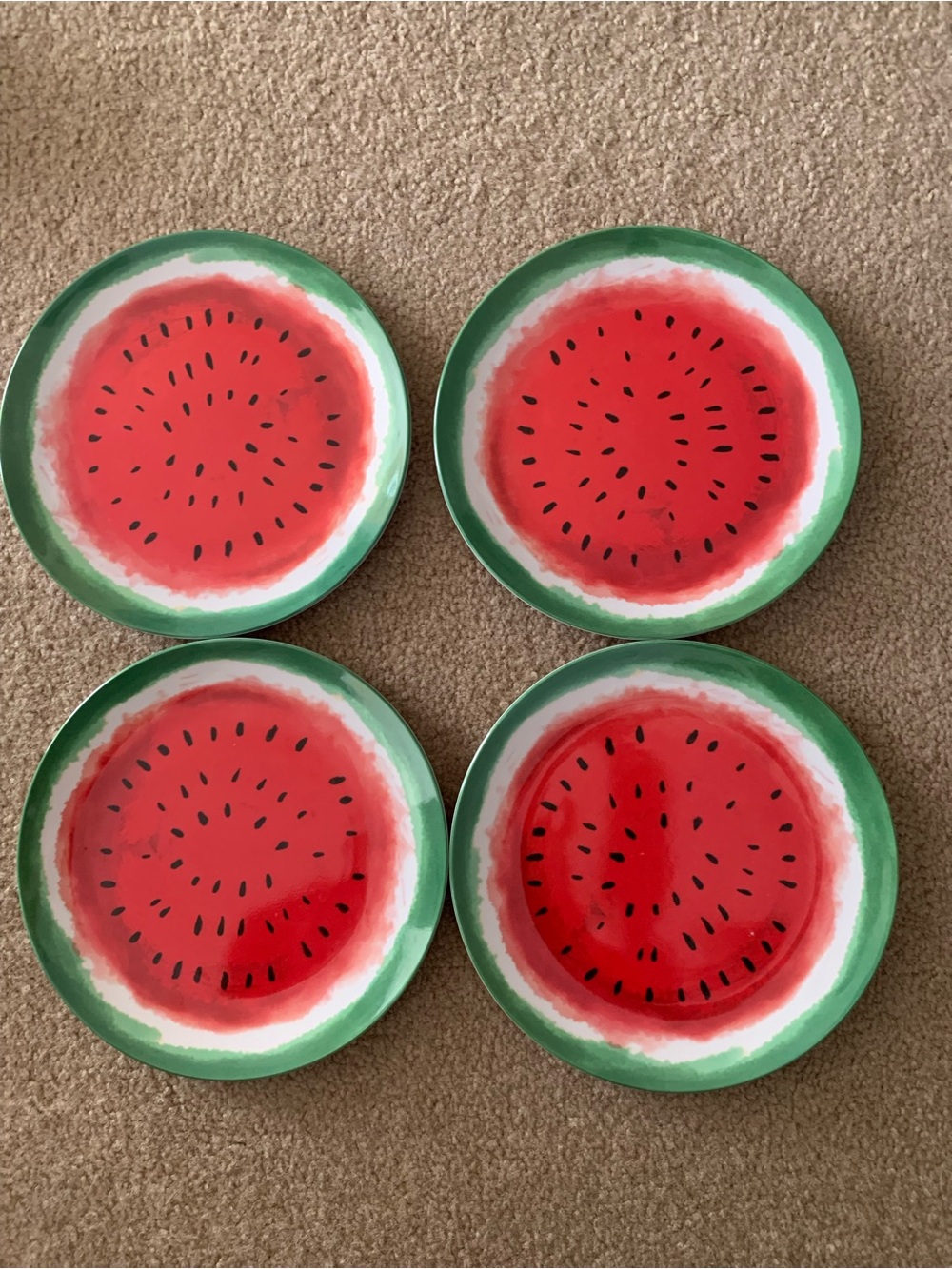 Watermelon Plates